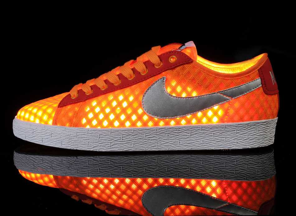 Nike Sb Blazer Low 2013 Summer Light Breathable Orange